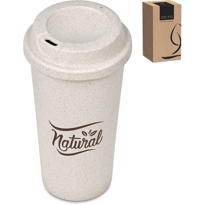 Okiyo Katagi Wheat Straw Double-Wall Tumbler – 450ml