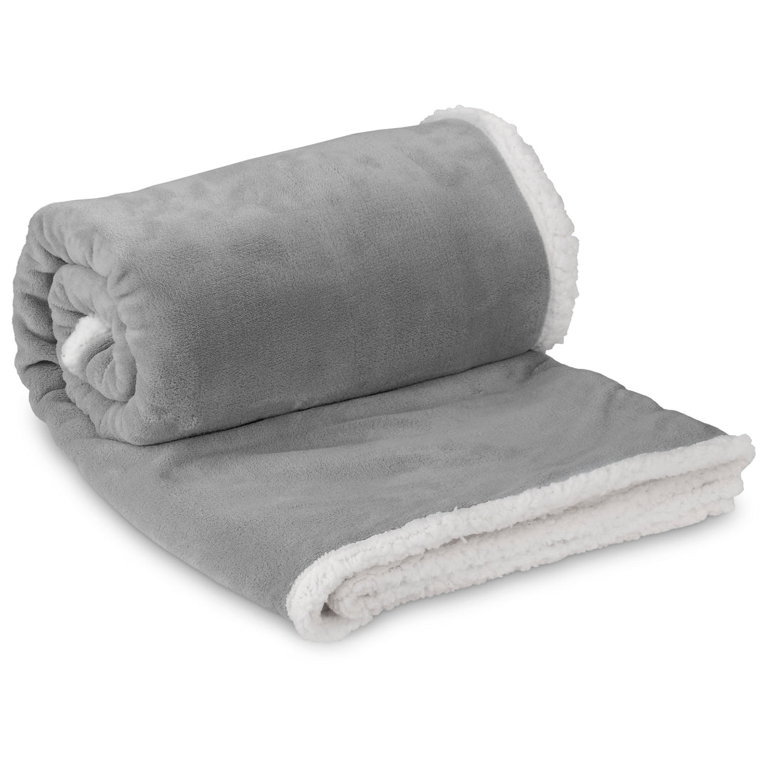 US Basic Mckinley Sherpa Fleece Blanket