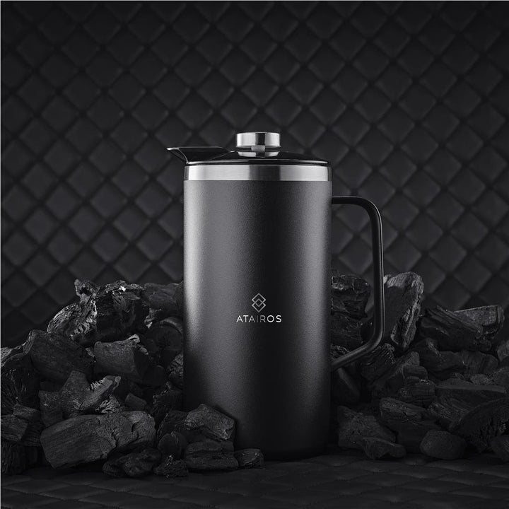 Alex Varga Rostov Stainless Steel Vacuum Coffee Plunger - 950ml