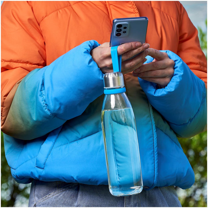 Kooshty Loopy Glass Water Bottle - 650ml